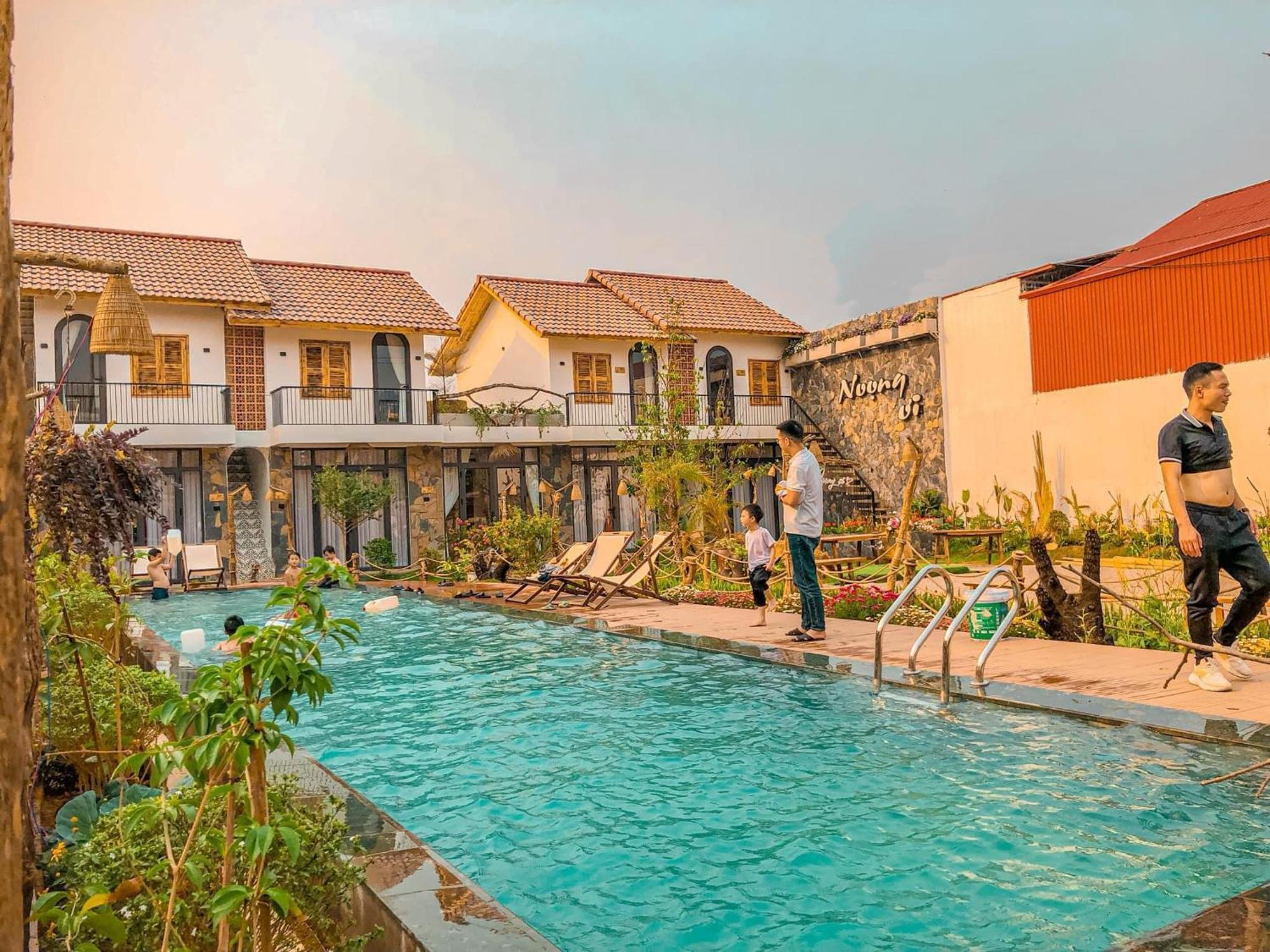 Noong Oi Homestay Moc Chau Bagian luar foto